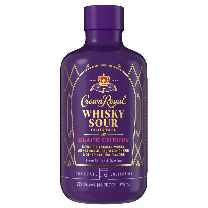 Crown Royal Black Cherry Whiskey Sour 375ML