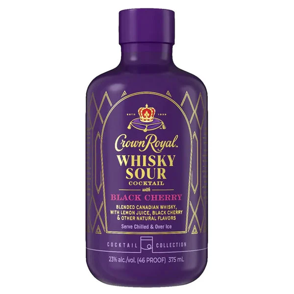 Crown Royal Black Cherry Whisky Sour Cocktail