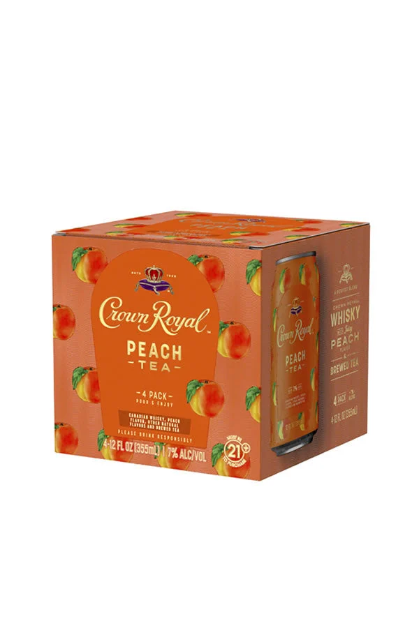 Crown Royal Peach Tea 4Pk