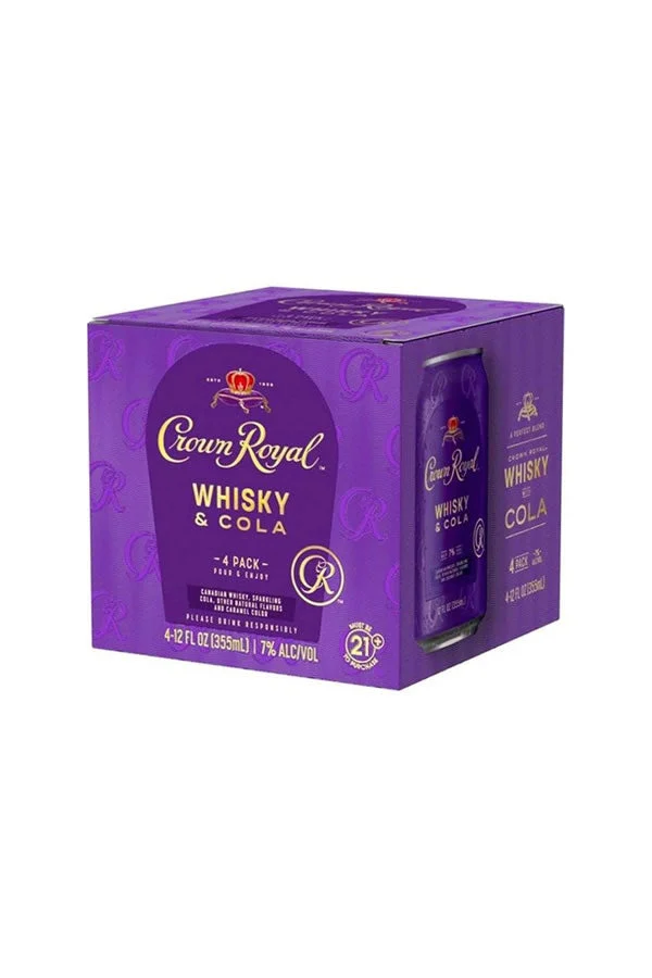 Crown Royal Whisky & Cola 4Pk