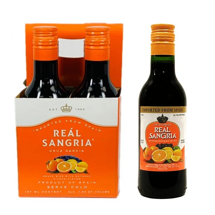 Cruz Garcia Real Sangria - 187ml x 4
