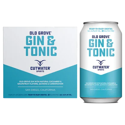 Cutwater Gin And Tonic 4Pk
