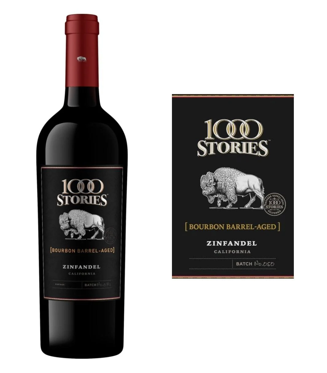 DAMAGED LABEL: 1000 Stories Bourbon Barrel-Aged Zinfandel 2023 (750 ml)
