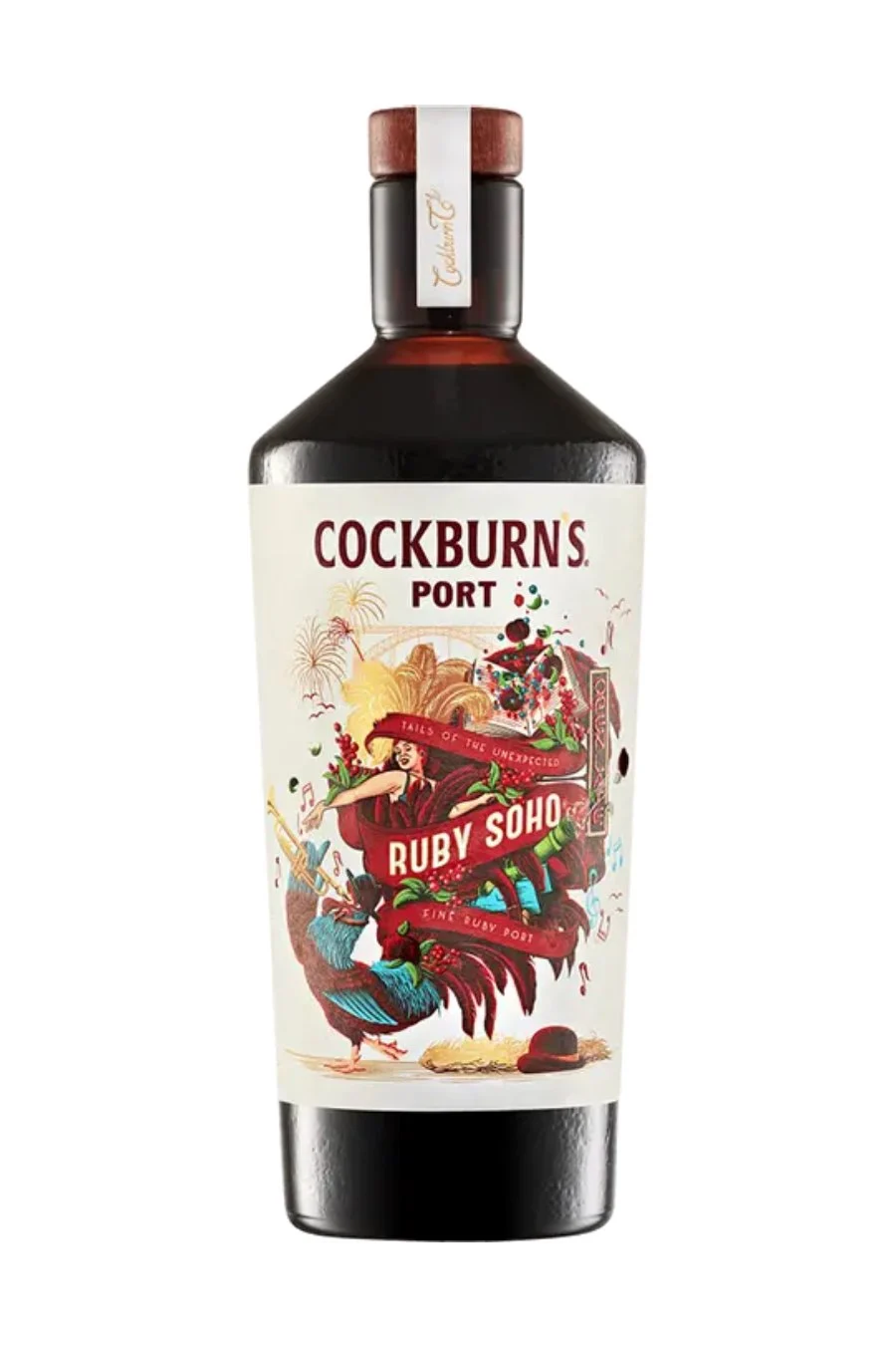 DAMAGED LABEL: Cockburn's Tails of the Unexpected Porto Fine Ruby Soho NV (750 ml)