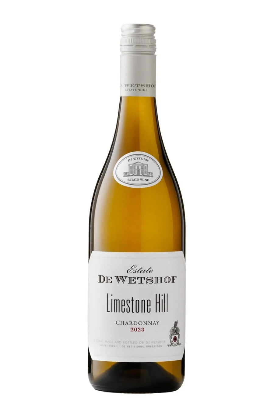 DAMAGED LABEL: De Wetshof Chardonnay Limestone Hill (750 ml)