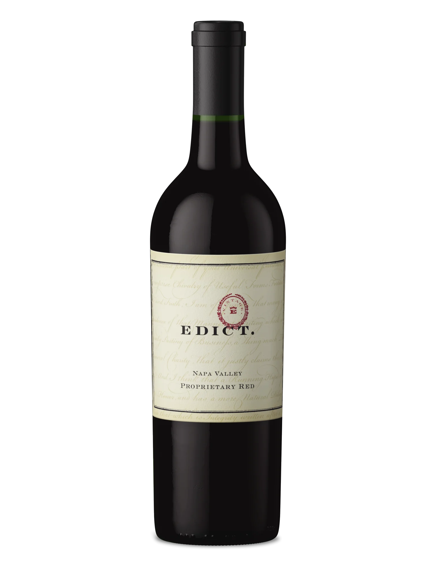 DAMAGED LABEL : Edict Napa Valley Proprietary Red 2022 (750 ml)