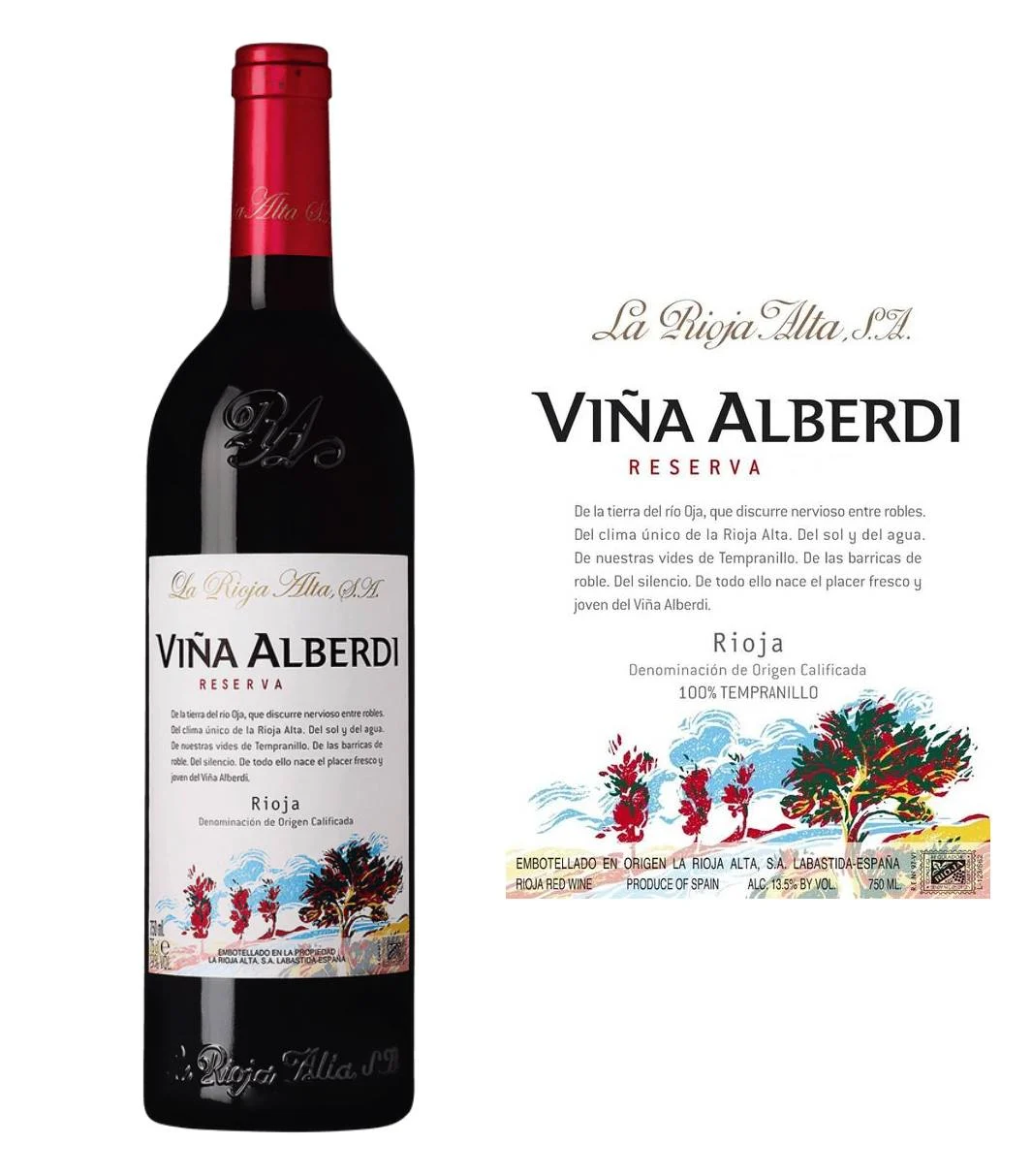 DAMAGED LABEL: La Rioja Alta Vina Alberdi Reserva (750 ml)