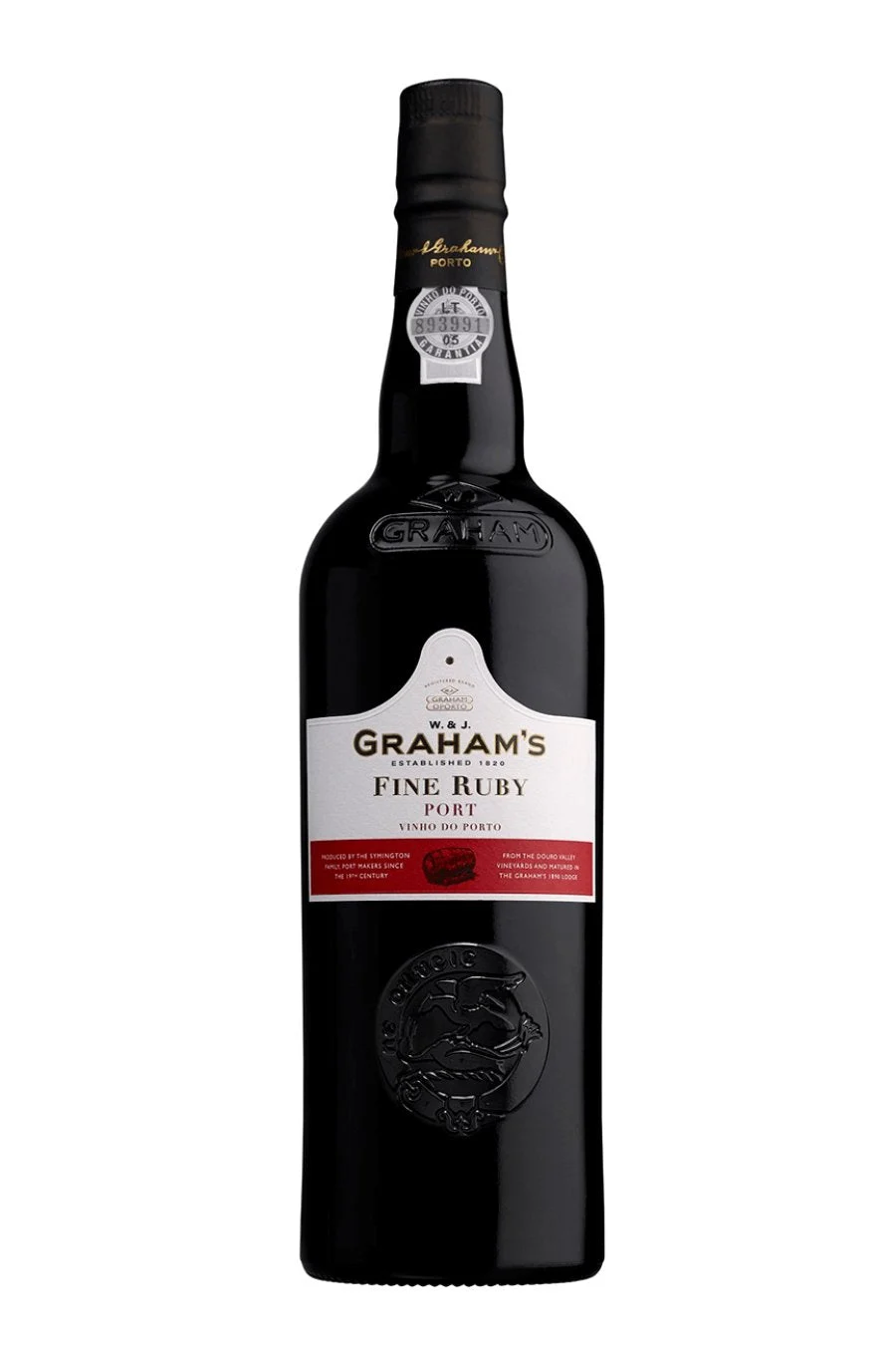 DAMAGED LABEL: W. & J. Graham's Fine Ruby Port NV (750 ml)