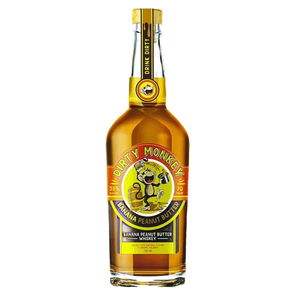 Dirty Monkey Banana Peanut Butter Whiskey 750ML