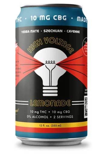 Earl Giles High Voltage Lemonade with Yerba mate & Cayenne 10mg THC 4pk 12oz can