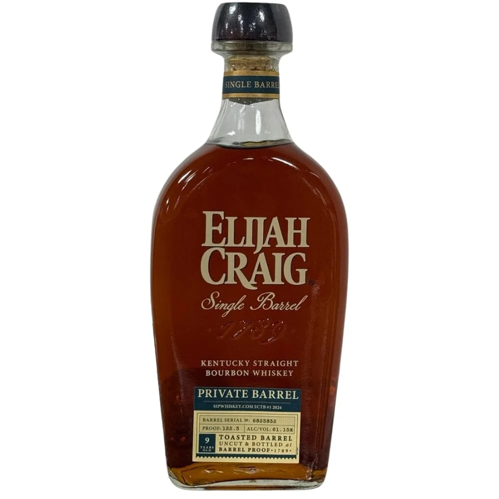 Elijah Craig Toasted Barrel Privately Selected by Sip Whiskey 122.3 Proof