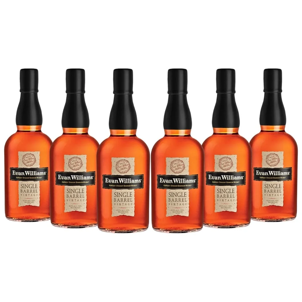 Evan Williams Single Barrel Vintage Bourbon 6pk