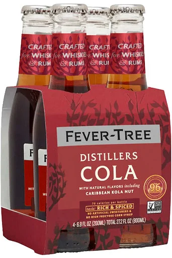 Fever-Tree Distillers Cola 4pk 200ml bottles