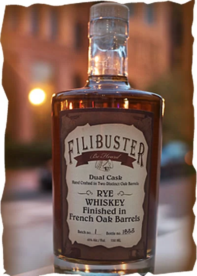 Filibuster Rye Whiskey 750ML