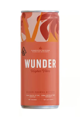 Find Wunder Blood Orange Bitters Sparkling 10mg THC 10mg CBG 4pk 12oz cans