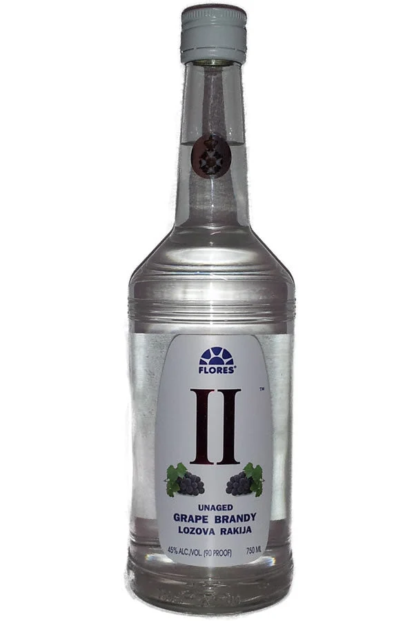 Flores Lozova Rakija Unaged Brandy 750ML