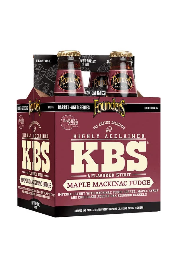 Founders KBS Maple Mackinac Fudge 4Pk