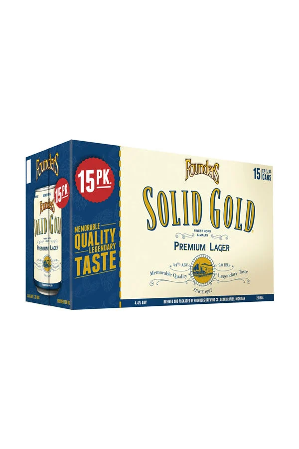 Founders Solid Gold 15Pk Cans