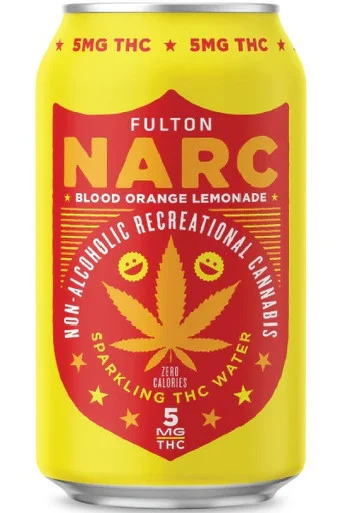 Fulton Narc Blood Orange Lemonade 5mg THC 4pk cans