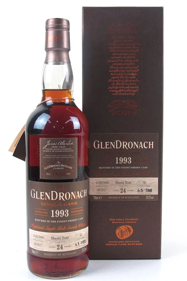 Glendronach Single Cask 1993 24 Year 750ML