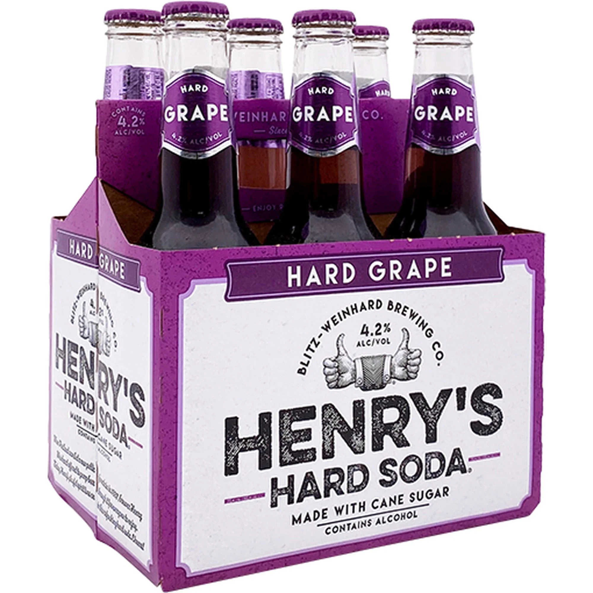 Henry's Hard Grape Soda 6Pk