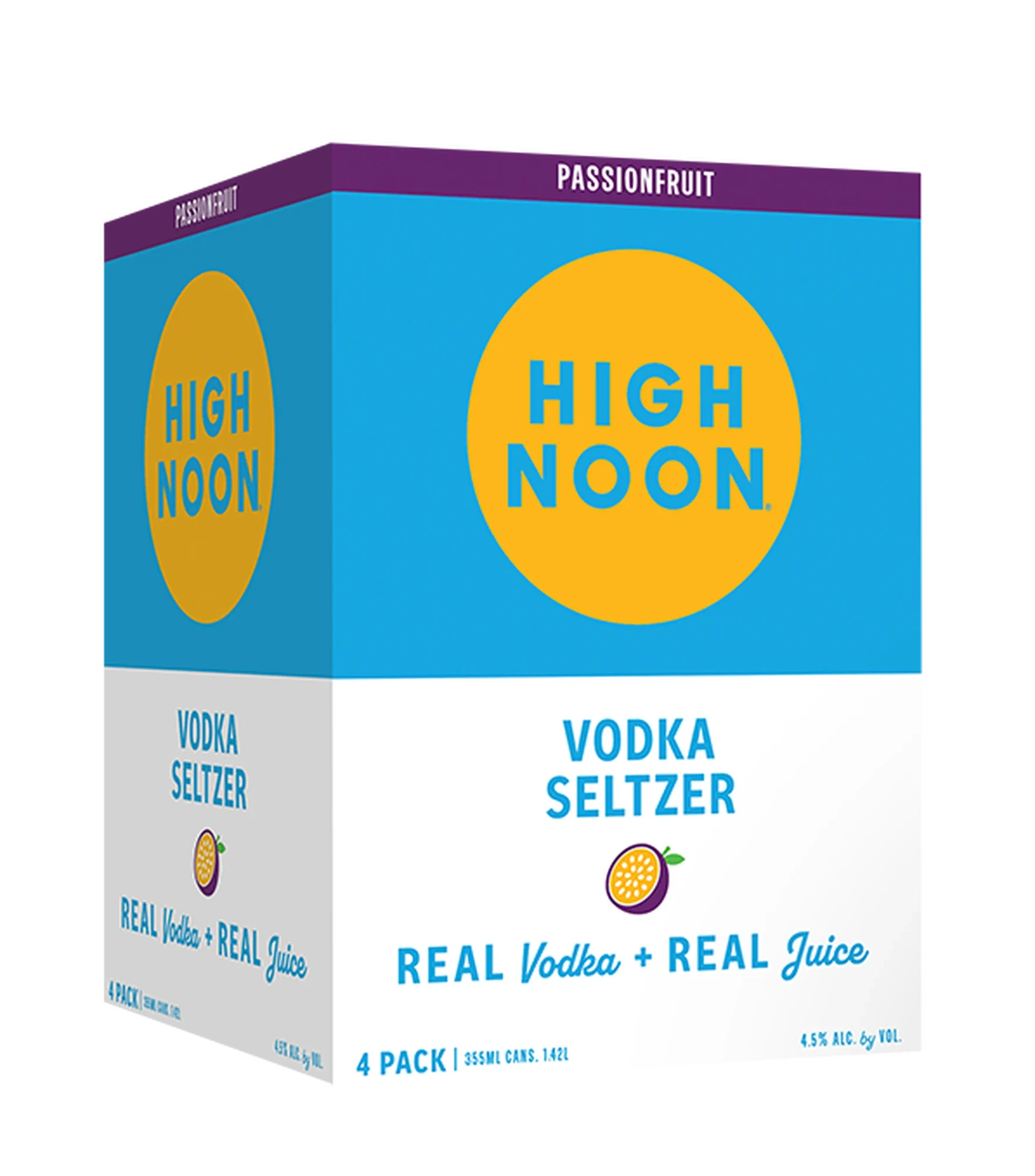 High Noon Vodka Seltzer Passion Fruit 4Pk