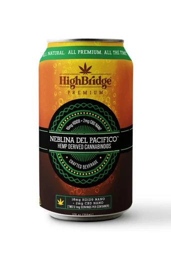 Highbridge Nelina Del Pacifico 10mg HDID9 Nano+ 2mg HDID9 CBD 4pk 12oz cans