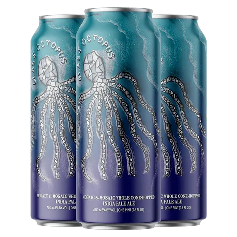 Hop Butcher Glass Octopus 4Pk