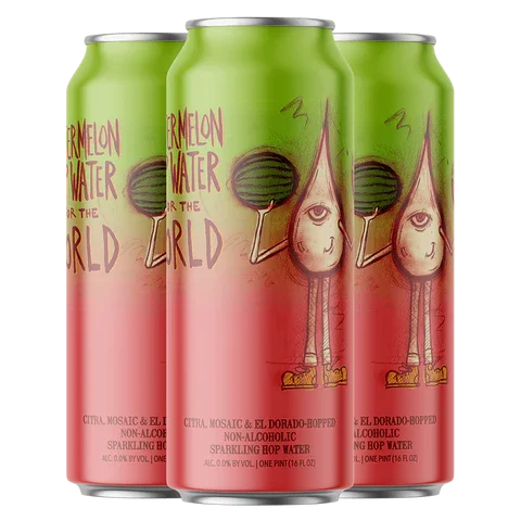 Hop Butcher Watermelon Hop Water For The World 4Pk