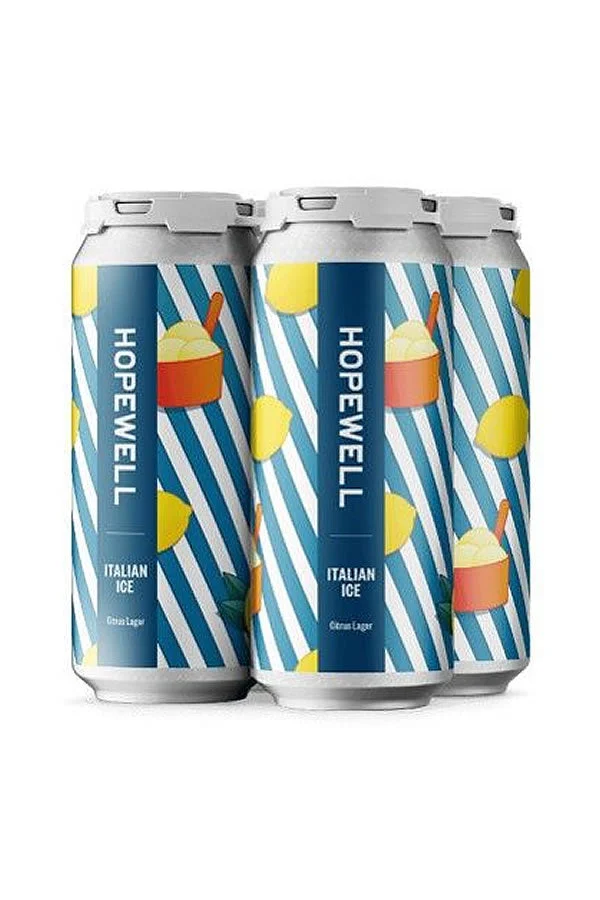 Hopewell Lemon Italian Ice 4Pk