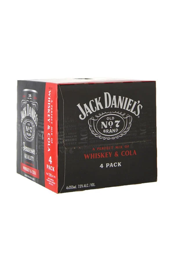 Jack Daniel's Whiskey & Coca-Cola 4Pk