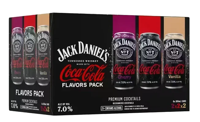 Jack Daniels Coca Cola Flavors 6Pk