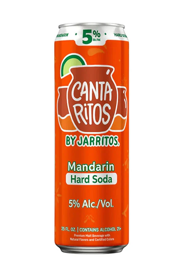 Jarritos Cantaritos Mandarin Hard Soda 25OZ