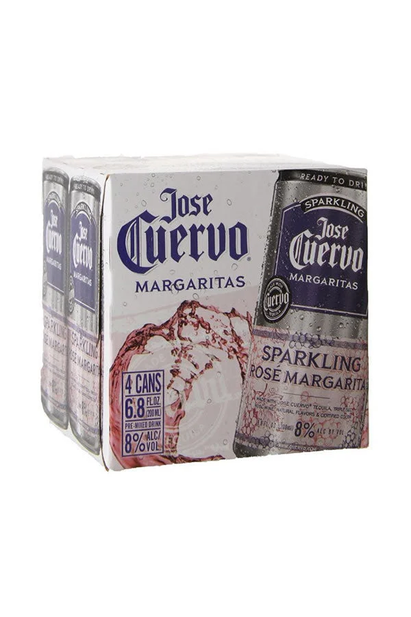 Jose Cuervo Authentic Sparkling Rose Margarita 4Pk Cans
