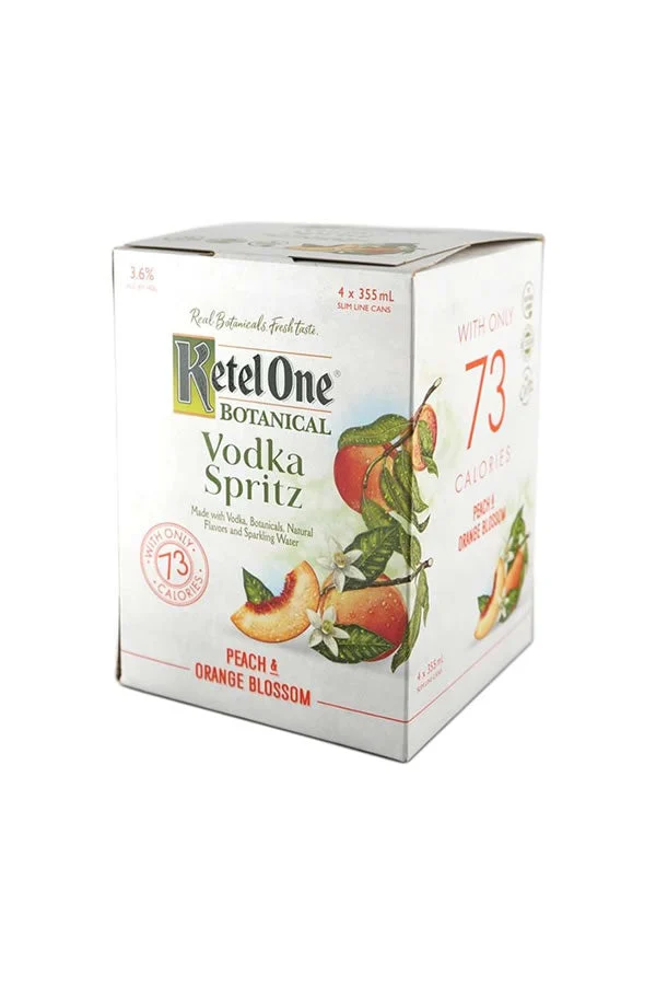 Ketel One Botanical Spritz Peach Orange Blossom 4Pk