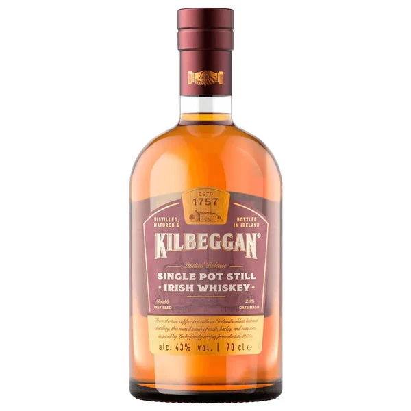 Kilbeggan Single Pot Still Irish Whiskey