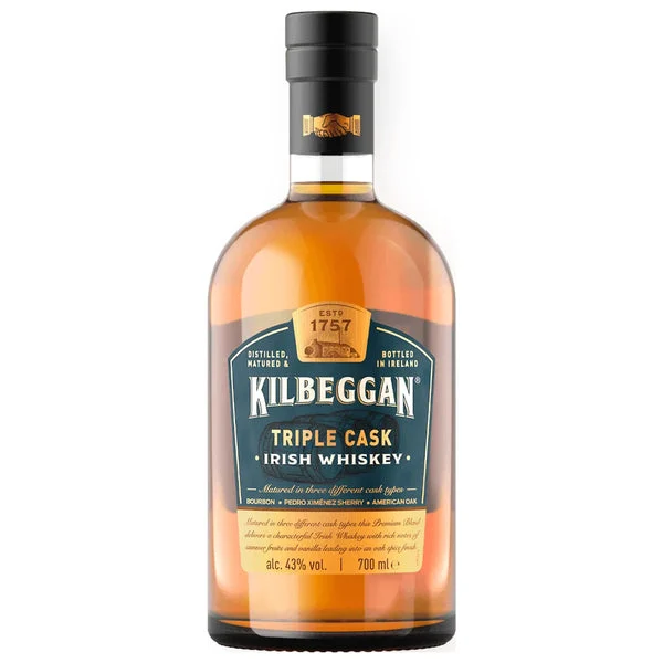 Kilbeggan Triple Cask Irish Whiskey