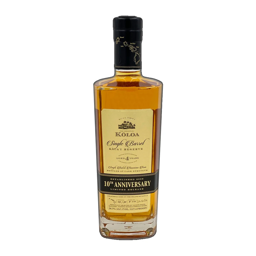 Koloa Kauai 10th Anniversary Single Barrel Rum