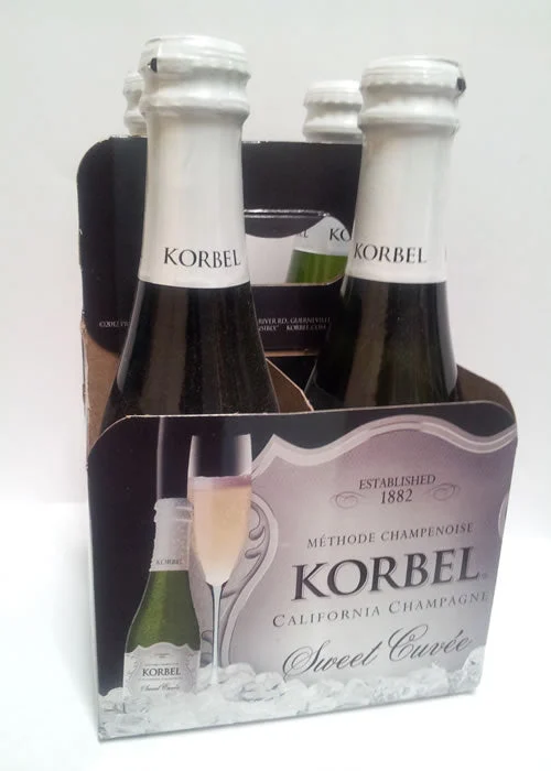 Korbel Sweet Cuvee 4Pk 187ML