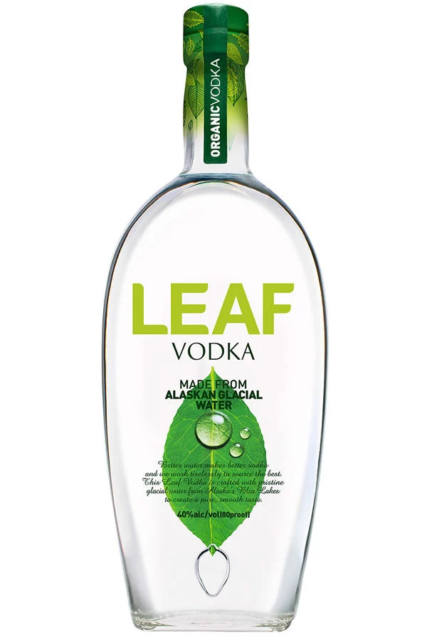 Leaf Alaskan Glacial Water Organic Vodka 1.75L