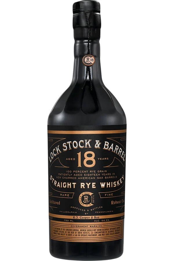 Lock, Stock & Barrel 18 Year Straight Rye 750ML