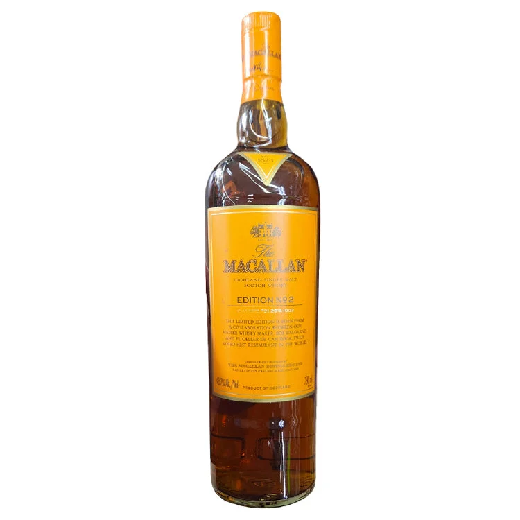 The Macallan Edition No.2 Limited Edition Highland Single Malt Scotch Whiskey - 750ml