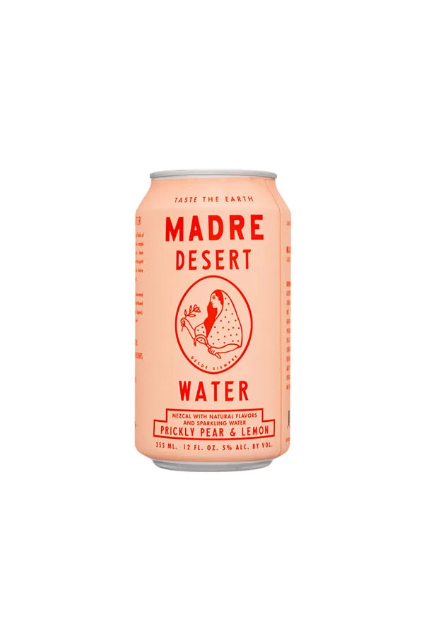 Madre Desert Water Prickly Pear & Lemon 4Pk