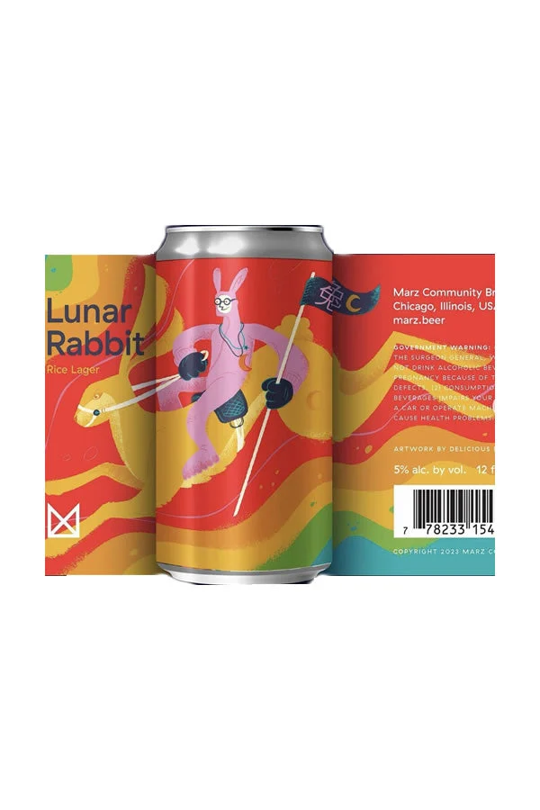 Marz Lunar Rabbit Rice Lager 4Pk