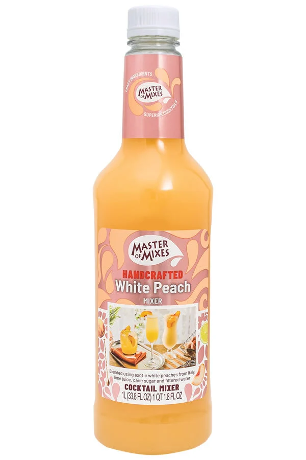 Master of Mixes White Peach Margarita Mix 1L