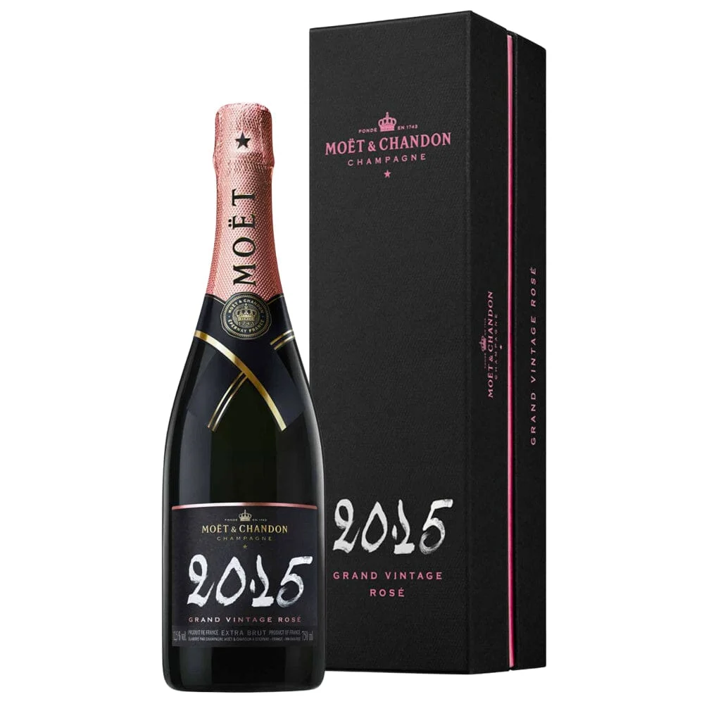 Moët & Chandon 2015 Grand Vintage Rose Extra Brut Gift Box