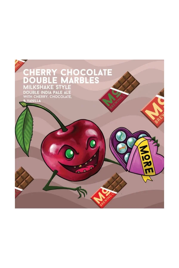 More Cherry Chocolate Double Marbles 4Pk