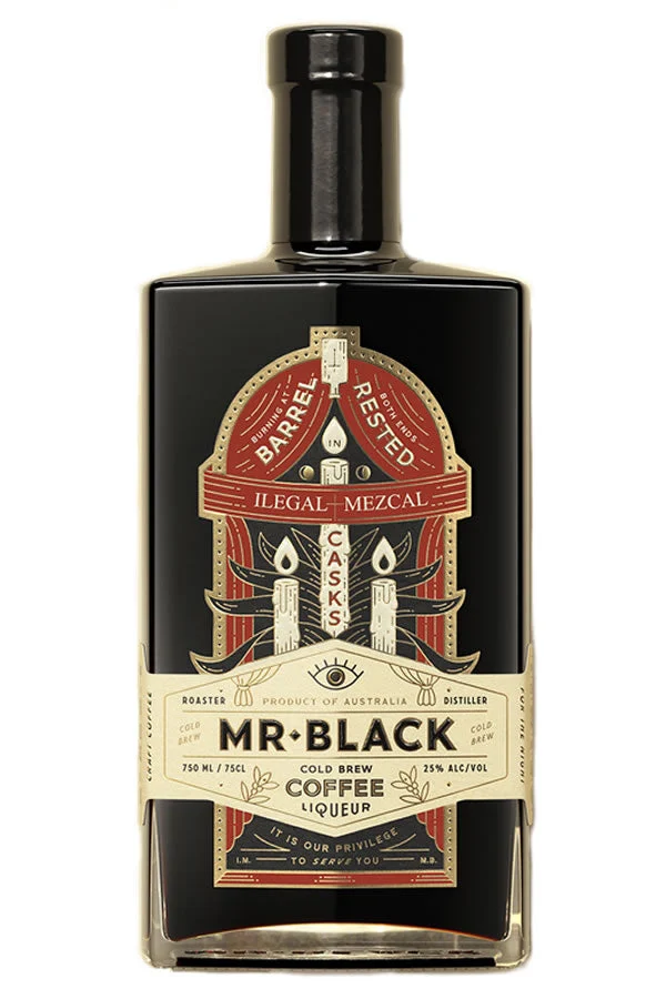 Mr. Black Barrel Aged Ilegal Mezcal Coffee Liqueur 750ML