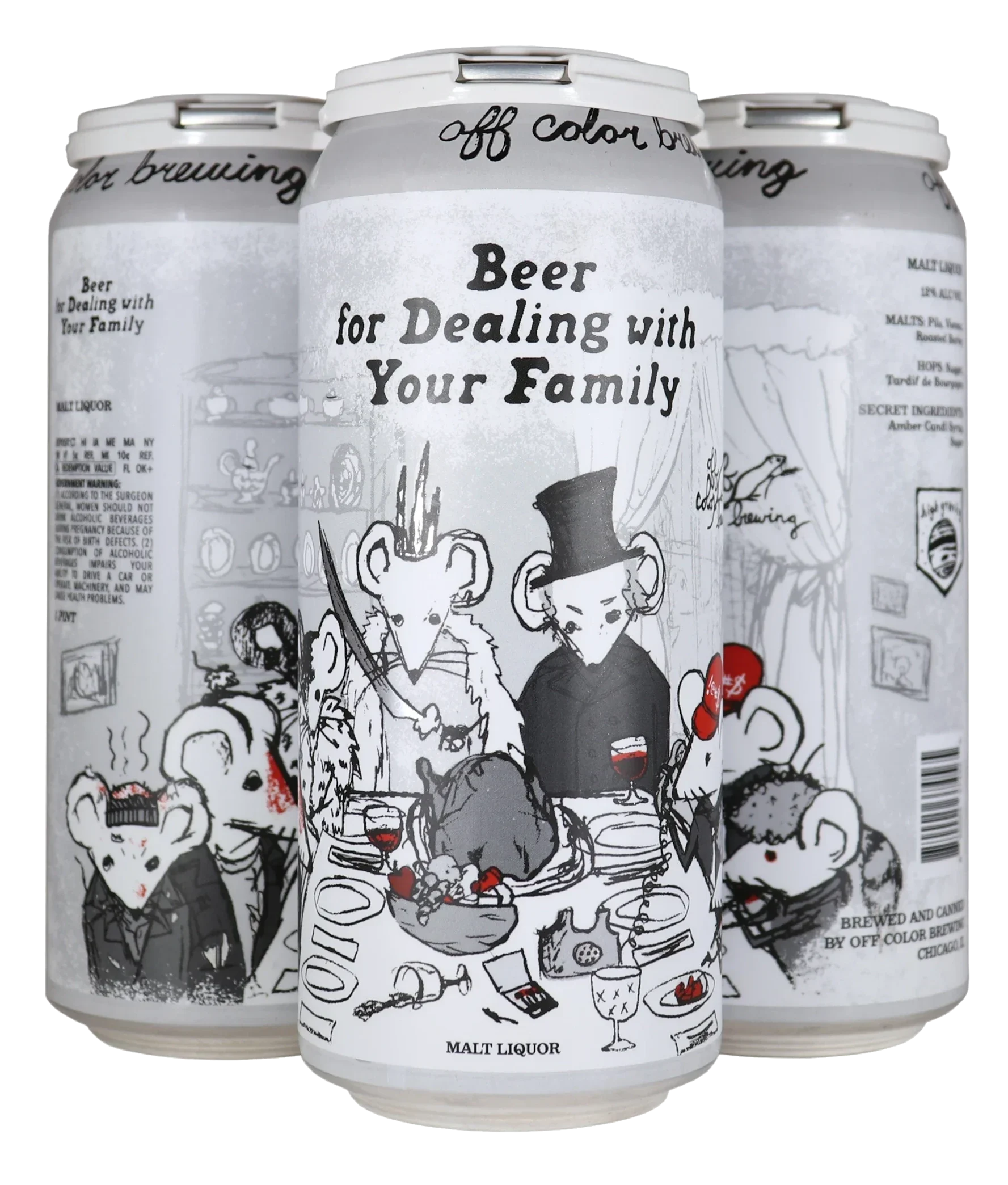 Off Color Beer for Dealing with Family 4Pk