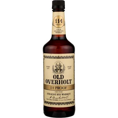 Old Overholt 4 Year Old 114 Proof Straight Rye Whiskey 750ml